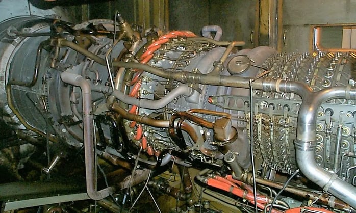 Aeroderivative Gas Turbine And Gearbox and Genset