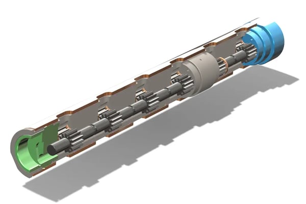 Design of Oil Extraction Gear Pump and Motor2