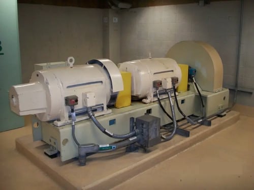 Nuclear Plant has Identical Motor Generator Sets Vibrating Differently1