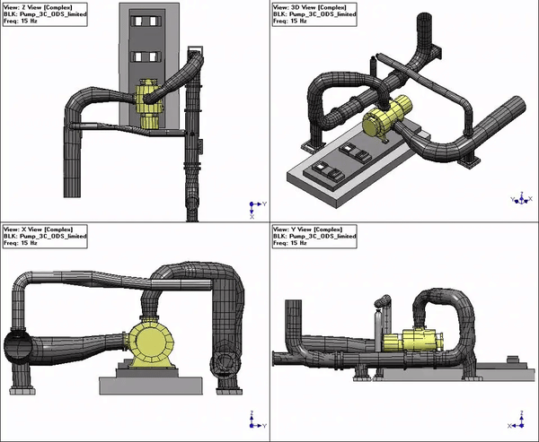 Oil Tanker Pumping Station Vibration Testing and TroubleshootingODS-1x