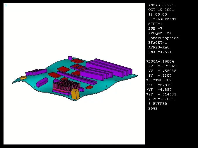 Shock and Vibration Finite Element Analysis of a Printed Circuit Board-1