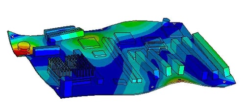 Shock and Vibration Finite Element Analysis of a Printed Circuit Board