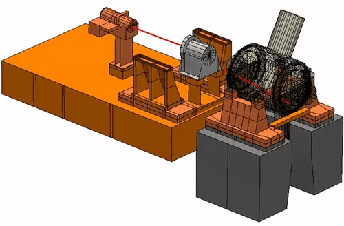Sudden Vibration Step Changes in Proximity Probe Readings from a Nuclear-1