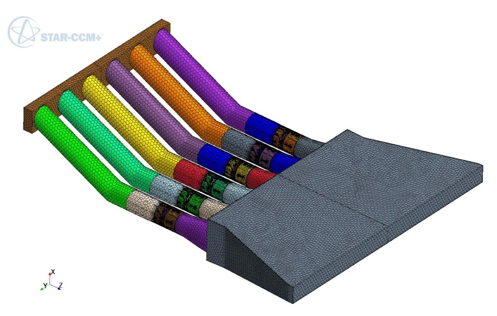 Analysis of Multiple Hydro Turbines in a Parallel Array