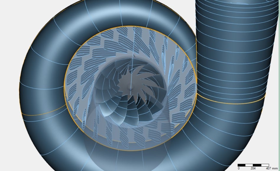 Automated Design Optimization of a Hydroturbine